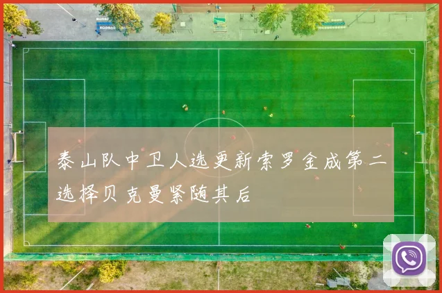 泰山队中卫人选更新索罗金成第二选择贝克曼紧随其后